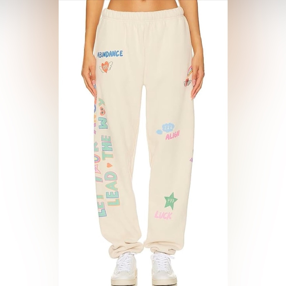 The Mayfair Group Angel Numbers All Around Cloud Sweatpants SZ L/XL